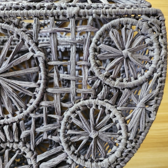 House of Harlow Purple Woven Basket Bag - Picture 4 of 8